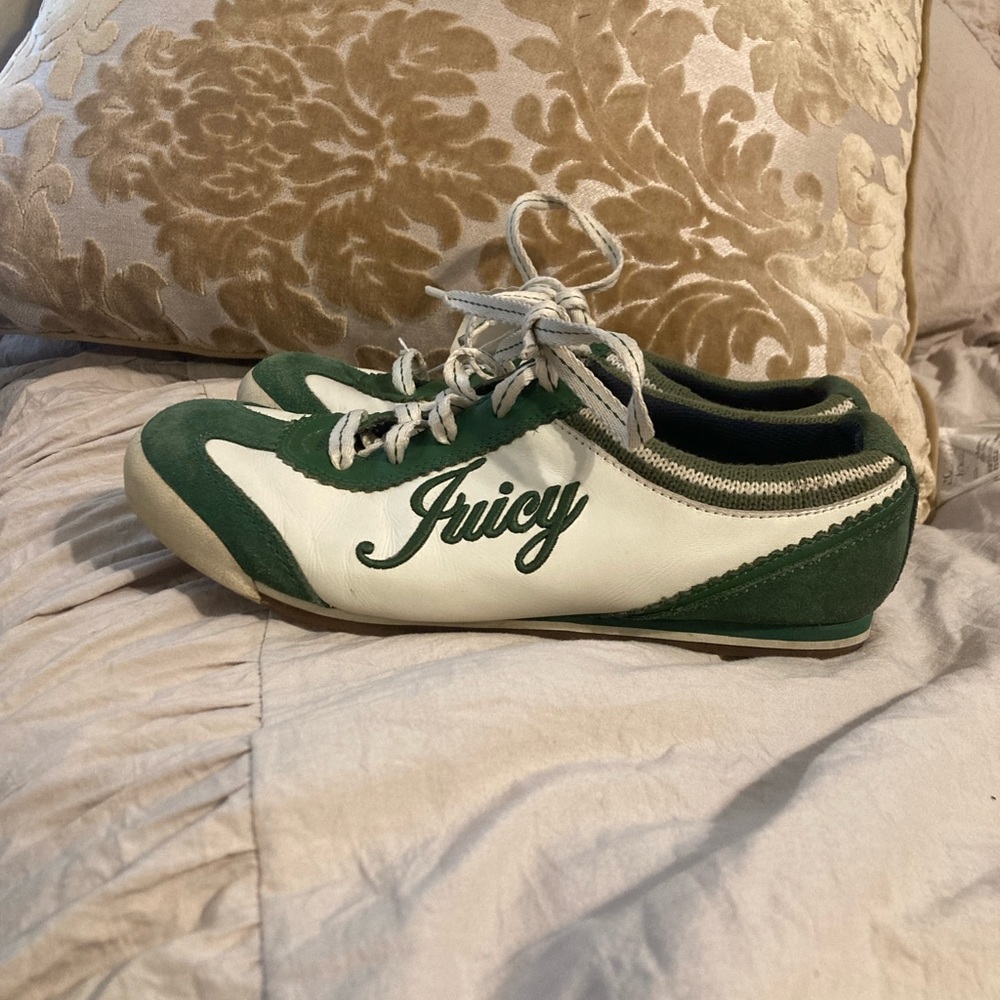 Vintage Juicy couture green sneakers.